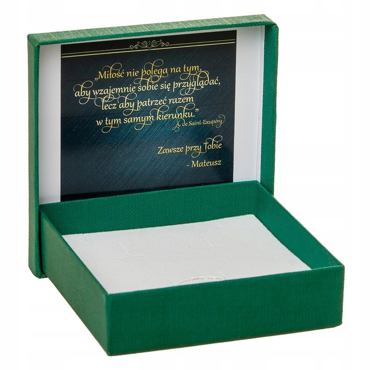 SREBRNY ŁAŃCUSZEK KORDEL + MEDALIK 925 PREZENT NA KOMUNIĘ CHRZEST + GRAWER