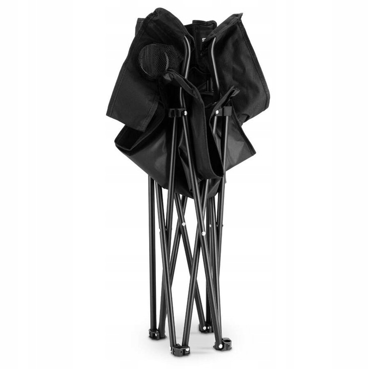 Krzesło Turystyczne Plażowe Ogrodowe Z Oparciem Kempingowe + Pokrowiec