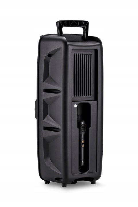 MOCNA KOLUMNA GŁOŚNIKOWA 600W PRZENOŚNA BLUETOOTH USB SD + MIKROFON