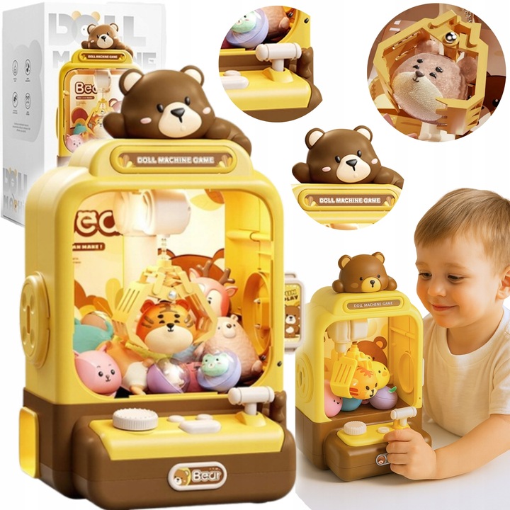 GRA POŁAWIACZ ZABAWEK AUTOMAT DO GRY Z ZABAWKAMI XL MASZYNA NA BATERIE