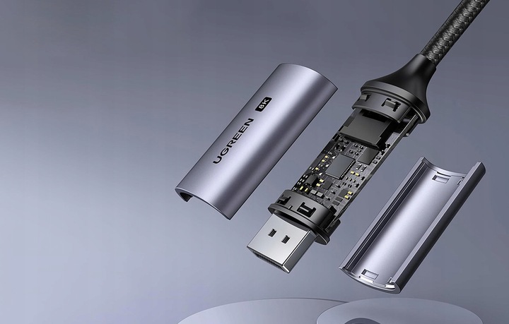 UGREEN KABEL PRZEWÓD THUNDERBOLT USB-C DO DISPLAYPORT 8K 60HZ W OPLOCIE 1M