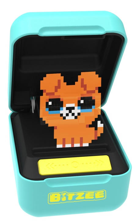 BITZEE INTERAKTYWNE ZWIERZĄTKO CYFROWE HOLOGRAM Spin Master miętowe
