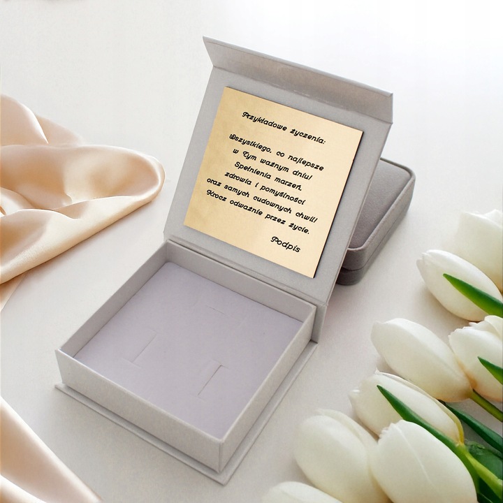 Pamiątka Chrztu Św. Różaniec Prezent na Chrzest dla Chłopca lub Dziewczynki