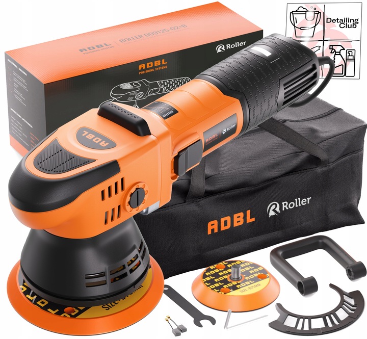 ADBL Roller D09125-02 Maszyna Polerska Polerka Dual Action DA skok 9 mm