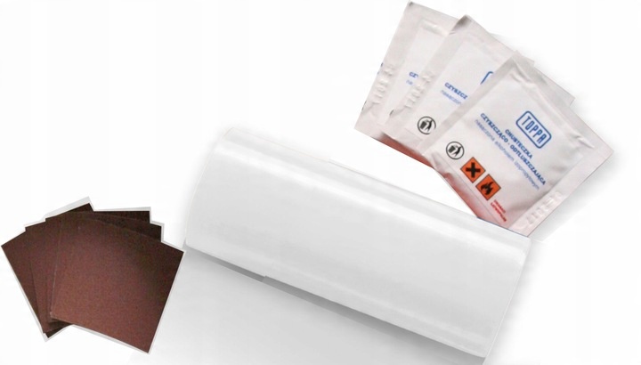 Zestaw Przeźroczysty 220x10 Naprawczy Plandek Łata