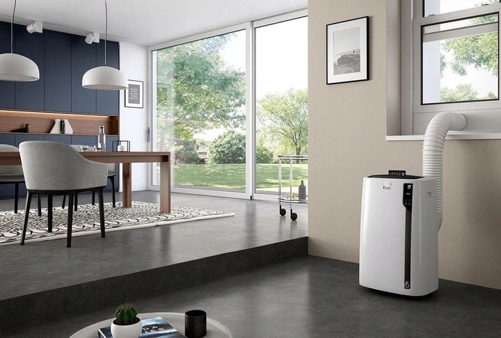 DELONGHI CICHY KLIMATYZATOR PRZENOŚNY PAC EL92 PINGUINO SILENT 2500W PILOT