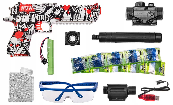 EAGLE KARABIN PISTOLET MP AUTOMAT NA KULKI ŻELOWE_