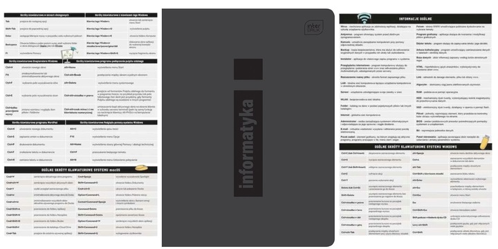 ZESTAW 10 x ZESZYTY PRZEDMIOTOWE ZE ŚCIĄGĄ A5/60k WZMOCNIONA OKŁADKA PP