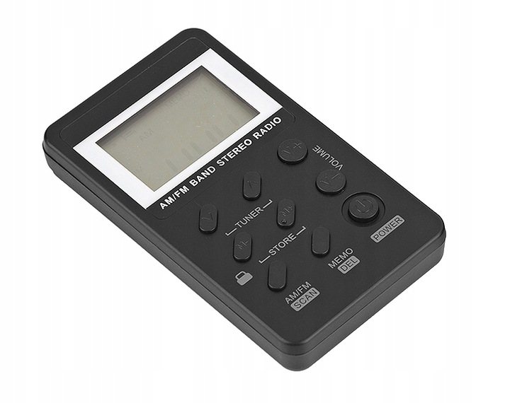 MINI RADIO CYFROWE PROGRAMOWANIE AKUMULATOR SŁUCH + naklejka