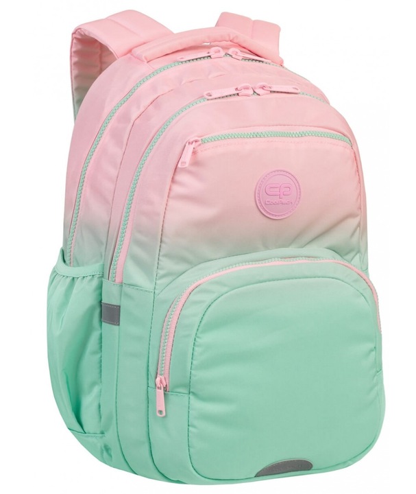 CoolPack plecak szkolny młodzieżowy Pick Gradient Strawberry miętowy róż