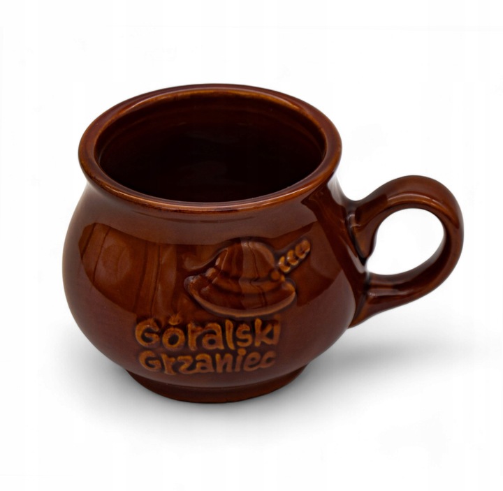 Komplet 2x KUBEK kamionkowy DO GRZAŃCA na grzane wino piwo zestaw do wina