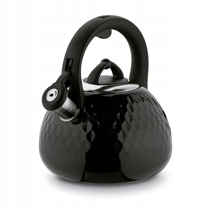 CZAJNIK na GAZ INDUKCJA Czarny z Gwizdkiem Konighoffer Malcolm 2,5 l