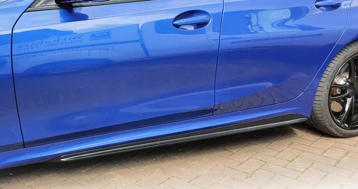 BMW G20 G21 M PAKIET CZARNY POŁYSK DOKŁADKI BOCZNE LISTWY PROGÓW MP STYLE