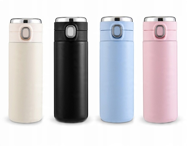 KUBEK TERMICZNY LED BUTELKA PRÓŻNIOWA 420 ML