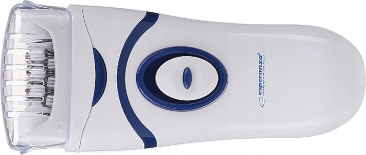 DEPILATOR ESPERANZA COPACABANA BATERYJNY Z 16 PĘSETAMI 2 PRĘDKOŚCI +NASADKA
