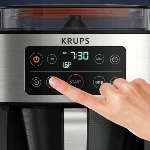 Ekspres przelewowy KRUPS KM760D10 srebrny 1,25 l 1000 W