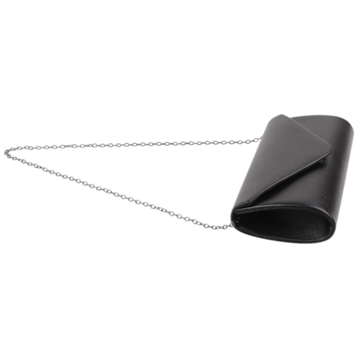 TOREBKA DAMSKA KOPERTÓWKA WIZYTOWA NA RAMIĘ TOREBKI ELEGANCKIE CZARNE