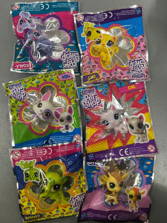 LITTLEST PET SHOP ZESTAW 6 LPS SASZETKA
