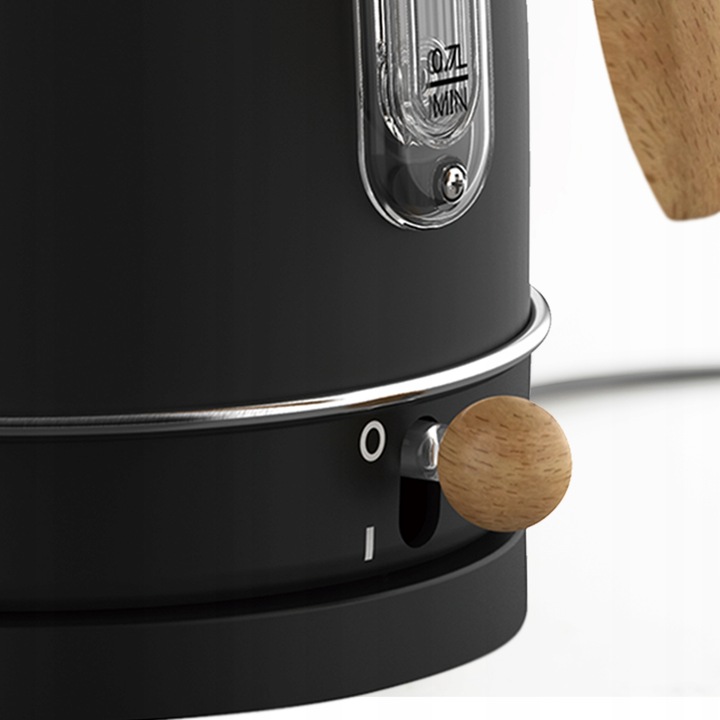 Czajnik elektryczny Klausberg KB-7907 1.7L z termometrem Czarny Retro 2200W