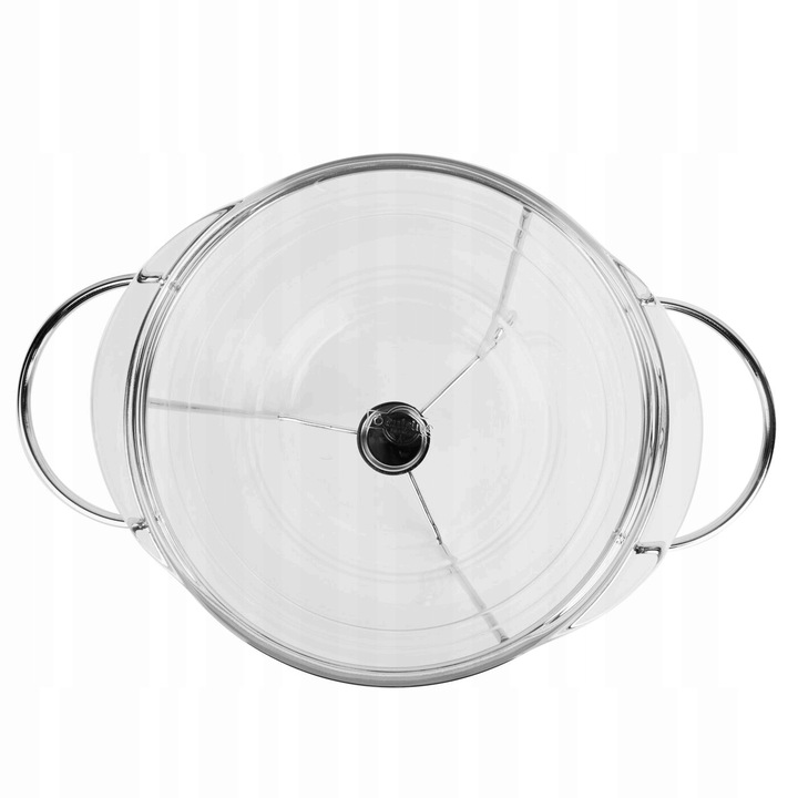 WAZA do ZUPY SOSÓW z PODGRZEWACZEM CHOCHLA Srebrna STALOWA Tadar 4 l