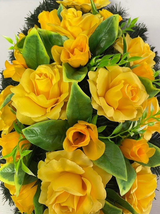 Stroik O1wiązanka wieniec grób kwiaty sztuczne cmentarz kompozycja STANPOL