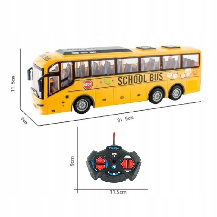 Duży autobus turystyczny zdalnie sterowany QH866-1