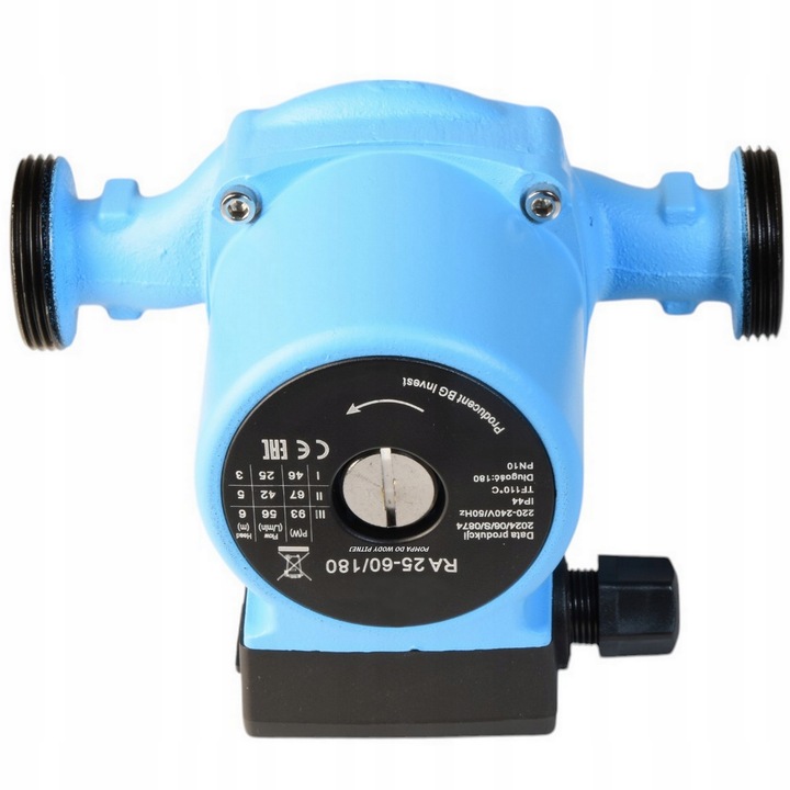 POMPA OBIEGOWA RA 25/60 180 CYRKULACYJNA DO CENTRALNEGO OGRZEWANIA C.O CWU