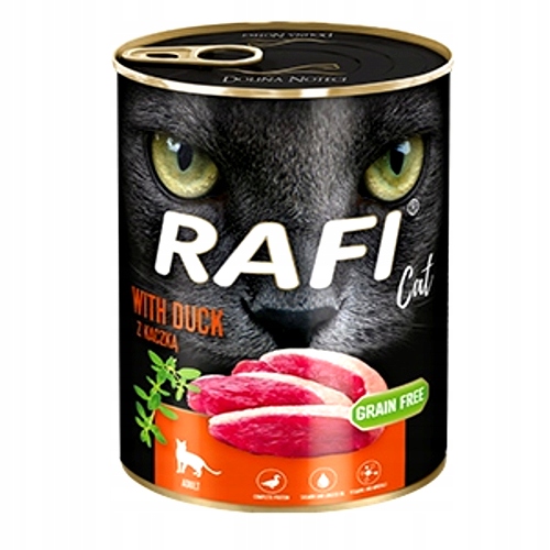 Karma dla kota Rafi Cat 12 x 400g Mix Smaków Dolina Noteci