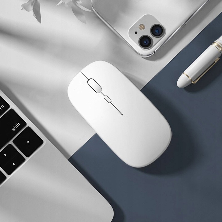 Bezprzewodowa MYSZKA laserowa do komputera DUAL Bluetooth i radio 1600DPI