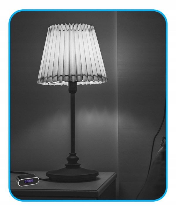 Zegar Z Ukrytą Kamerą / ZEGAREK SZPIEGOWSKI UKRYTA MINI KAMERA TRYB NOCNY