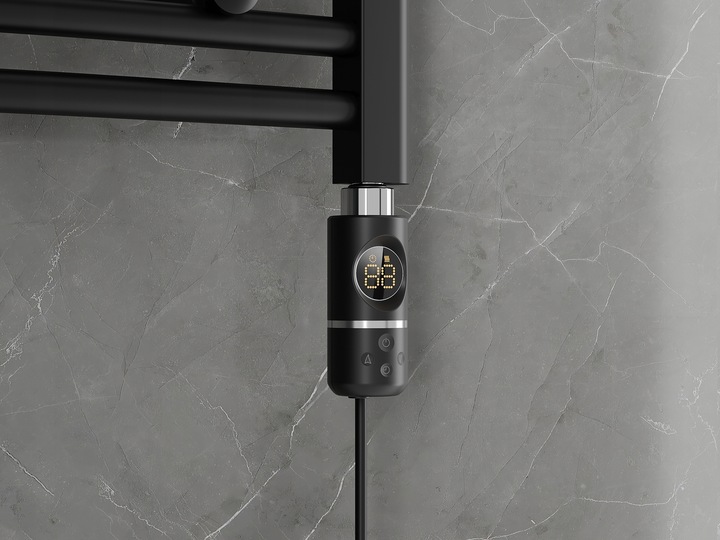 MEXEN FA-I GRZAŁKA ELEKTRYCZNA DO GRZEJNIKA Z TERMOSTATEM 300 W CZARNA