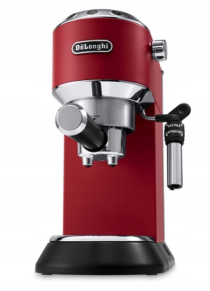 Ciśnieniowy Ekspres kolbowy do kawy spieniacz SLIM DeLonghi EC685.R (NK)