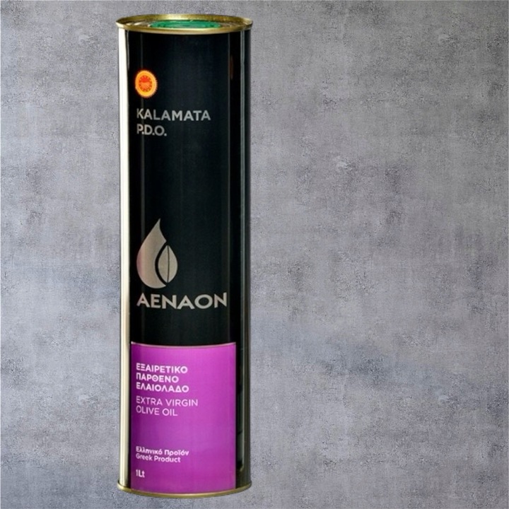 OLIWA Z OLIWEK EXTRA VIRGIN KALAMATA P.D.O. 1l PUSZKA AENAON GRECKA