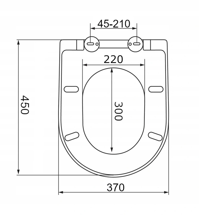 DESKA SEDESOWA WOLNOOPADAJĄCA WC TOALETOWA DO CERSANIT KOŁO ROCA CZARNA