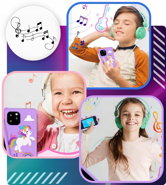 TELEFON DLA DZIECI SMARTFON ZABAWKOWY aparat kamera gry ZABAWKI DLA DZIECI