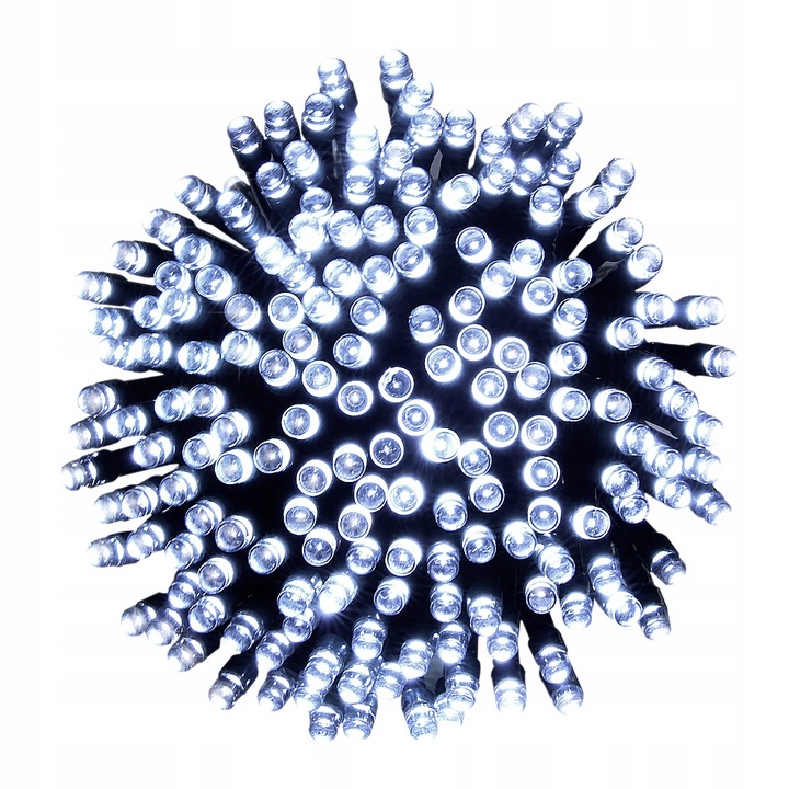 LAMPKI CHOINKOWE 1000 LED BIAŁE ZIMNE + FLASH 72M ŚWIATEŁKA LED ZEWNĘTRZNE
