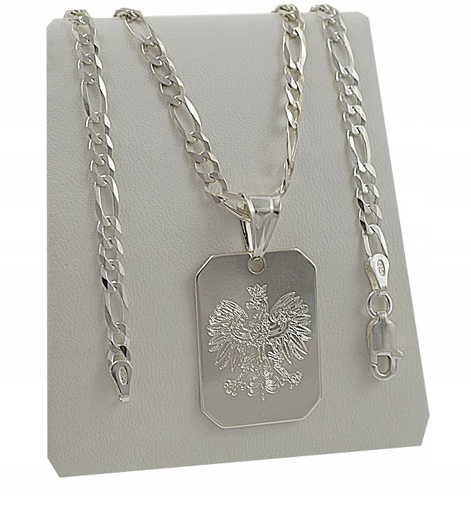 SREBRNY PEŁNY ŁAŃCUSZEK MĘSKI FIGARO NIEŚMIERTELNIK PR. 925 + GRAWER GRATIS