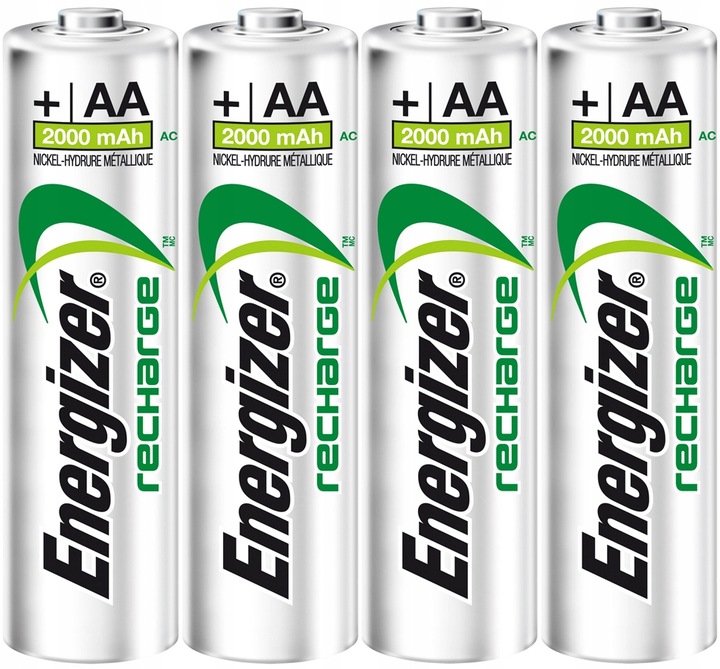 ŁADOWARKA AKUMULATORKÓW BATERII AA AAA + 4x AKUMULATORKI AA R6 2000mAh