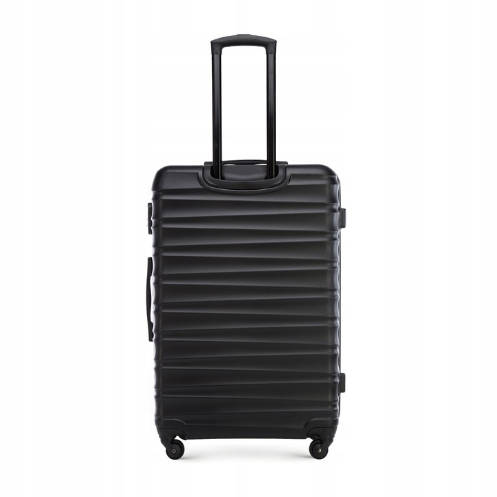 WITTCHEN duża walizka z ABS-u żebrowana czarna