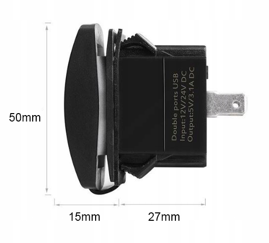 Ładowarka USB 5V 3,1A CZ