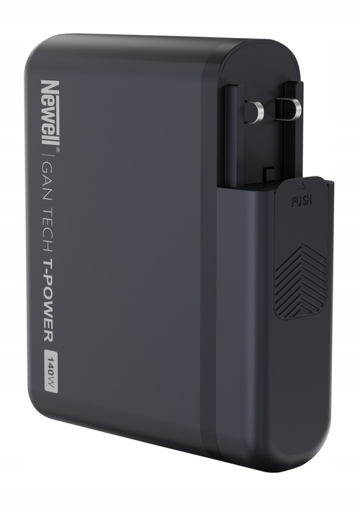 Ładowarka sieciowa z adapterami Newell GaN Tech T-power 140W 3xUSB-C 3xUSB