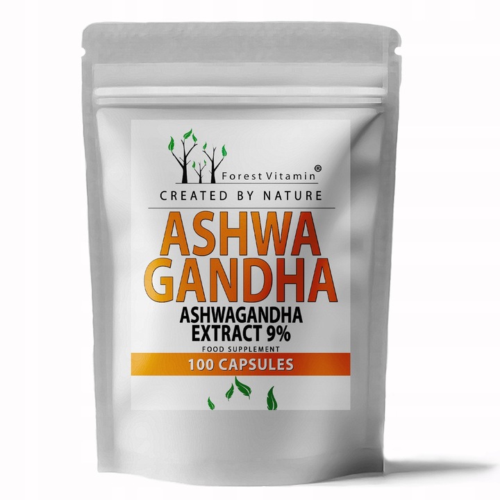 FOREST ASHWAGANDHA EKSTRAKT 700mg 9% NAJMOCNIEJSZA