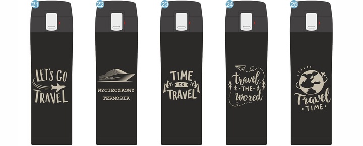 KUBEK TERMICZNY TERMOS NA KAWĘ HERBATĘ DO SAMOCHODU 440 ml PREZENT GRAWER