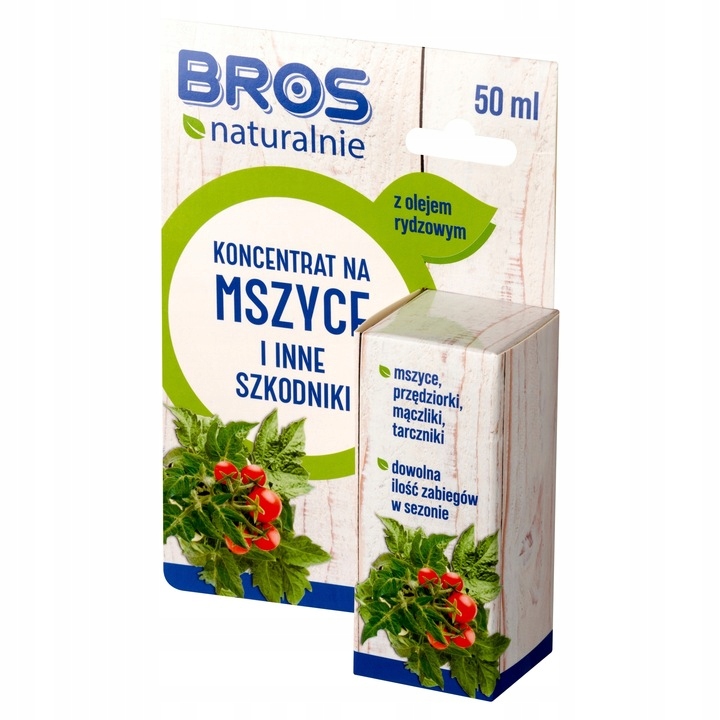 Koncentrat Na Mszyce Bros Naturalnie 50ml+Środek Grzybobójczy Miedzian 50WP