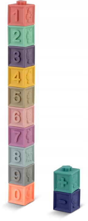 ZABAWKA DO KĄPIELI 24 ELEMENTY MONTESSORI KLOCKI SORTER DLA DZIECI RICOKIDS