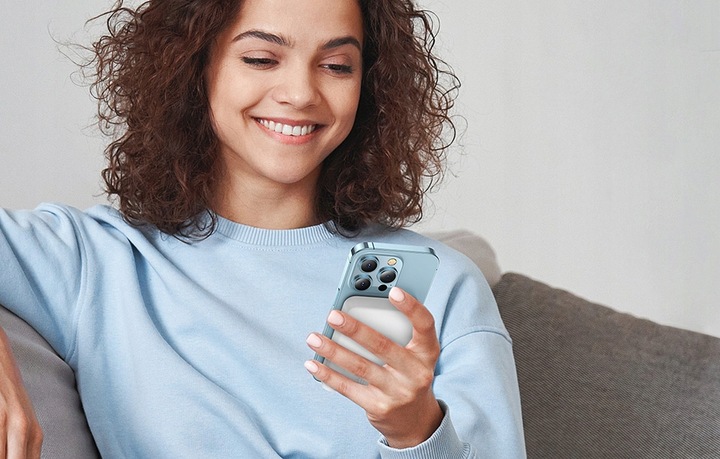 BASEUS MINI MAGNETYCZNY POWERBANK MAGSAFE 10000MAH ŁADOWANIE INDUKCYJNE 30W