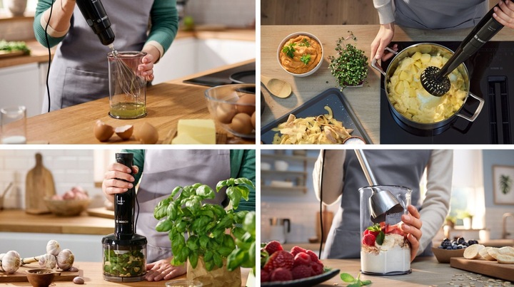 Blender ręczny Bosch MSM4B623 1000W Rozdrabniacz Końcówka do puree Mocny