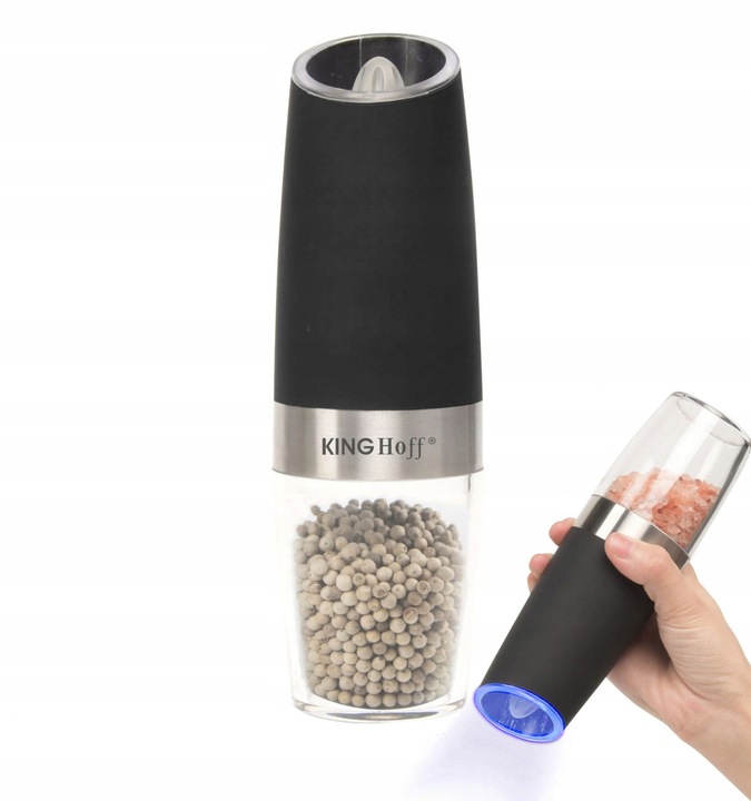 MŁYNEK GRAWITACYJNY DO SOLI PIEPRZU KINGHoff 1618A