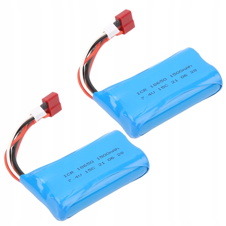 AKUMULATOR 7,4 V 1500 MAH 15C MOŻNA ŁADOWAĆ DO SAMOCHODU RC