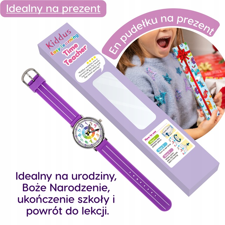 Kiddus Nauczyciel Czasu Polski Fioletowy
